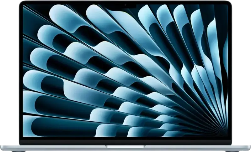 Laptop 15,3" Apple MacBook Air 15, Sky Blue, M5 with 10-core CPU and 10-core GPU, 24GB/1024GB, macOS Tahoe