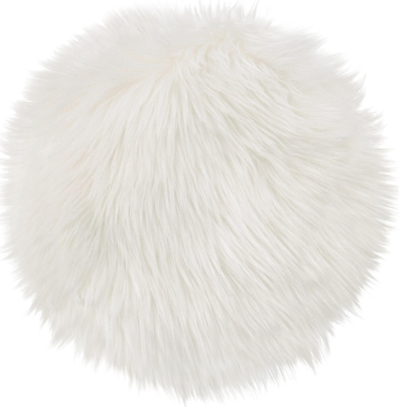 ERWIN M. LUSINI Solutions GmbH Seat cushion Bergen round Sitzkissen Bergen rund Seat cushion Bergen round; 35 cm (Ø); cream white; plain, round Sitzkissen Bergen rund; 35 cm (Ø); cremeweiß; einfarbig, rund 100% polyacrylic front, 100% polyester back. Weight approx. 1200 g/m². High-quality faux fur for use as a seat cushion for benches, chairs or corner sofas. Cozy and soft feel. Lint-free, fluffy, easy-care. 100 % Polyacryl Vorderseite, 100 % Polyester Rückseite. Gewicht ca. 1200g/m². Hochwertiges Kunstfell als Sitzkissen für Bänke, Stühle oder Lounge-Ecken verwendbar. Kuschelig weiche Haptik. Fusselfrei, flauschig, pflegeleicht.