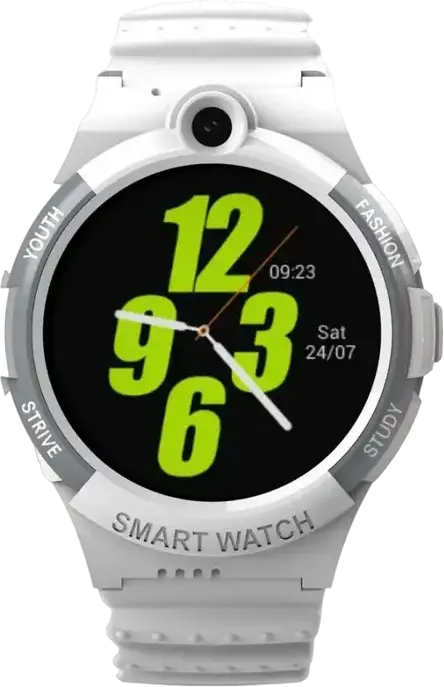 Ceas Inteligent Copii Wonlex KT25S 4G LTE Android 4.4, Alb, Ecran Tactil IPS 1.28", 512MB RAM, 4GB ROM, Poziționare GPS LBS Wi-Fi, Rezistent Apă IP67, SOS