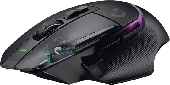 Mouse Gaming Wireless Logitech G502 X Plus, Senzor HERO 25K, Switch-uri Hibride LIGHTFORCE, 13 Butoane Programabile, RGB LIGHTSYNC, LIGHTSPEED, Negru