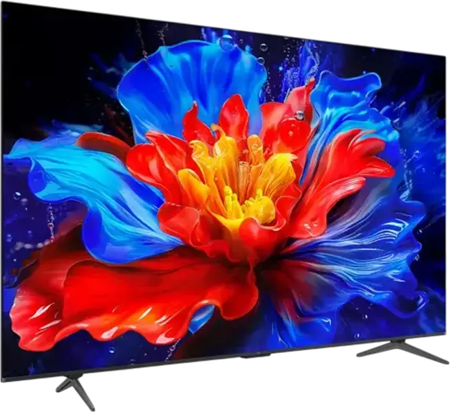 TCL 85T8C 85" QLED Smart TV, 4K UHD, Google TV, AiPQ Pro Processor, 144Hz VRR, AMD FreeSync, Dolby Vision & Atmos, HDMI 2.1, Frameless Design