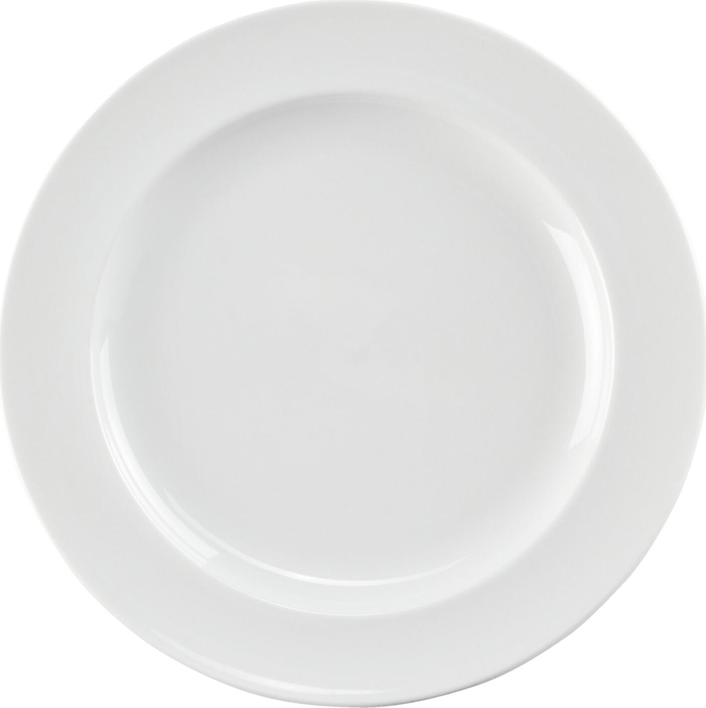 PULSIVA LUSINI Solutions GmbH Plate Rondon flat Teller Rondon flach Plate Rondon flat; 19 cm (Ø); white; round; 6 piece / pack Teller Rondon flach; 19 cm (Ø); weiß; rund; 6 Stück / Pack White porcelain plate. Robust with reinforced rim. Dishwasher safe and microwaveable. The plate Ø 30.5 cm is not suitable for personalisation. Weißer Teller aus Porzellan. Robust mit verstärktem Rand. Spülmaschinenfest und mikrowellengeeignet. Der Teller Ø 30,5 cm ist nicht für eine Personalisierung geeignet.