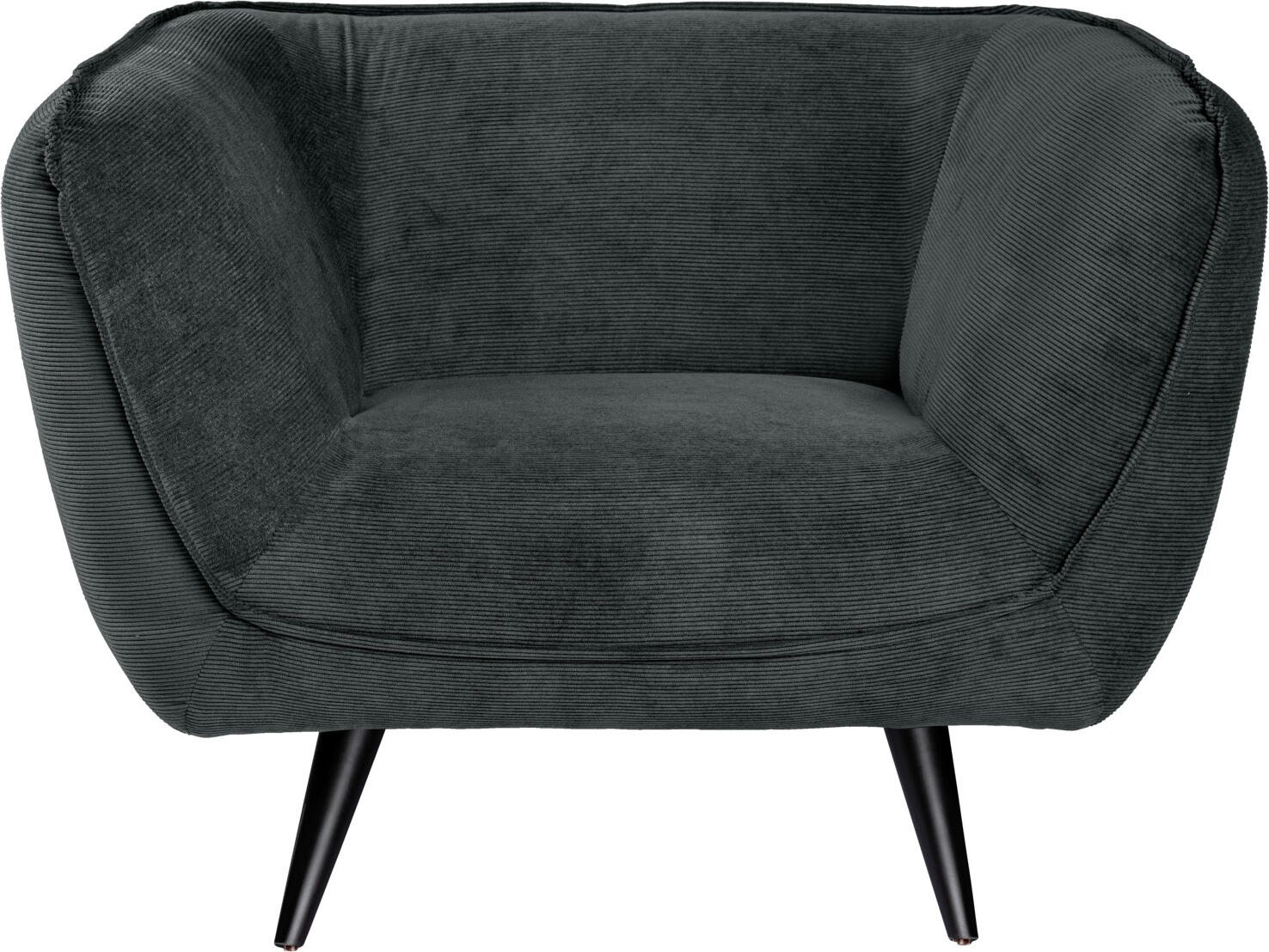 Fotoliu Lounge VEGA Kelso, Material Corduroy Ribat, Picioare Conice din Lemn de Fag, 110x88x76 cm, Rezistenta 100,000 Martindale, Utilizare Lobby