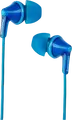Panasonic RP-HJE125E In-Ear Canal Headphones, 10mm Dynamic Driver, 10Hz-24kHz Frequency Response, L-shaped 3.5mm Jack, Blue