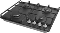 Gorenje G 641 EXB Built-in Gas Hob, 4 Burners, Enameled Steel Black Surface, Cast Iron Grates, Gas-Control Safety, 60 cm Width