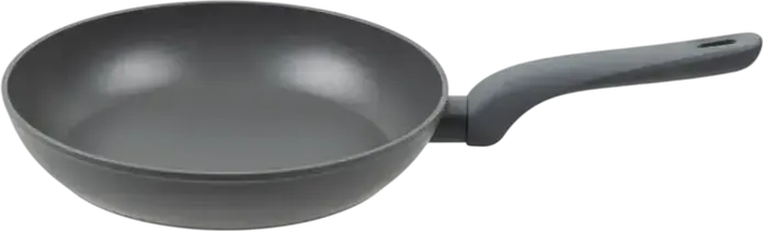 Resto Kitchenware CAS 93194 Non-Stick Frypan, Recyclable Aluminium PFLUON Coating, Bakelite Handle, Induction & Gas Compatible, Round 26 cm, Black