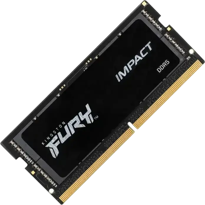 Оперативная память для ноутбука Kingston FURY Impact KF548S38IB-32 32ГБ DDR5 4800МГц CL38 262-Pin SO-DIMM Dual-Rank Non-ECC Intel XMP 3.0 PnP