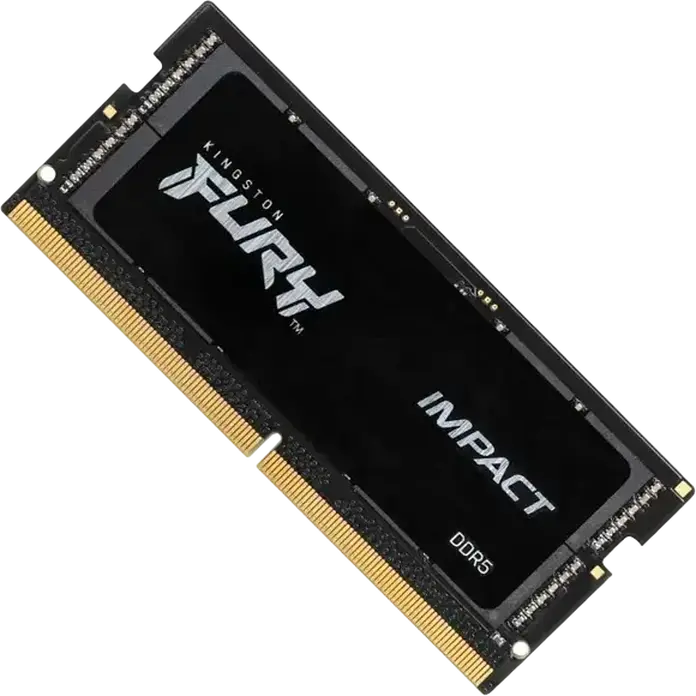 Оперативная память для ноутбука Kingston FURY Impact KF548S38IB-32 32ГБ DDR5 4800МГц CL38 262-Pin SO-DIMM Dual-Rank Non-ECC Intel XMP 3.0 PnP