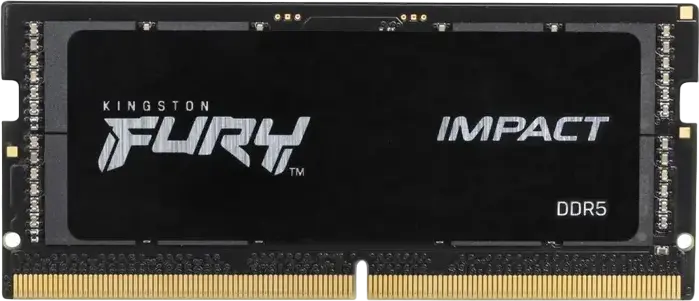 Оперативная память для ноутбука Kingston FURY Impact KF548S38IB-32 32ГБ DDR5 4800МГц CL38 262-Pin SO-DIMM Dual-Rank Non-ECC Intel XMP 3.0 PnP