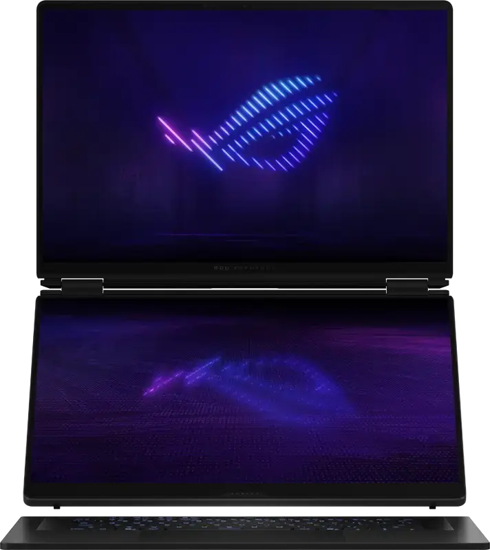 ASUS ROG Zephyrus Duo 16 GX651 Gaming Laptop, Intel Core Ultra 9 386H, 32GB LPDDR5X, 1TB SSD, RTX 5070 Ti 12GB, Dual 16" 3K OLED Touch Nebula HDR 120Hz, Win 11