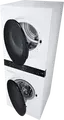 LG WT1210WWF WashTower Masina de Spalat si Uscat Integrata, 12kg Spalat/10kg Uscat, Pompa de Caldura, 1400rpm, Motor Inverter, ThinQ, Alb/Negru