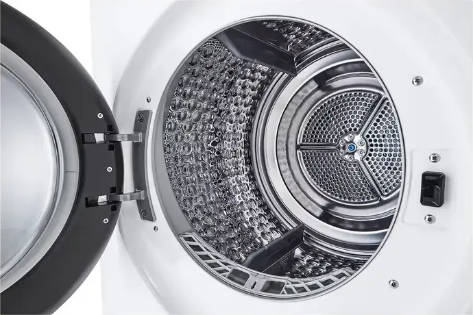 LG WT1210WWF WashTower Masina de Spalat si Uscat Integrata, 12kg Spalat/10kg Uscat, Pompa de Caldura, 1400rpm, Motor Inverter, ThinQ, Alb/Negru