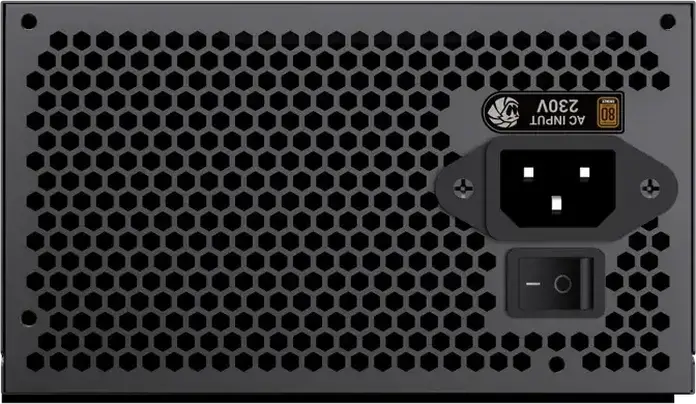 Блок питания Gamemax GE-650 650W, 80 Plus Bronze, ATX 3.1, PCIe 5.1 с разъемом 12VHPWR, Active PFC, вентилятор 120мм, черный