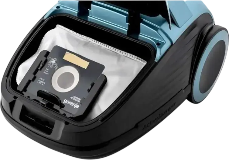 Gorenje VC2328G6MBL G600 MASTER Canister Vacuum Cleaner, 2300W Motor, 470W Suction, HEPA 13 Filter, 3L Bag, Turbo Brush, Satin Light Blue