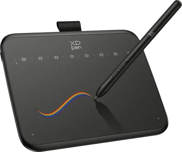 XP-Pen Deco 640 Graphics Tablet, 16384 Pressure Levels Battery-Free Stylus, 5080 LPI Resolution, USB Type-C, Windows MacOS Linux Android Chrome OS