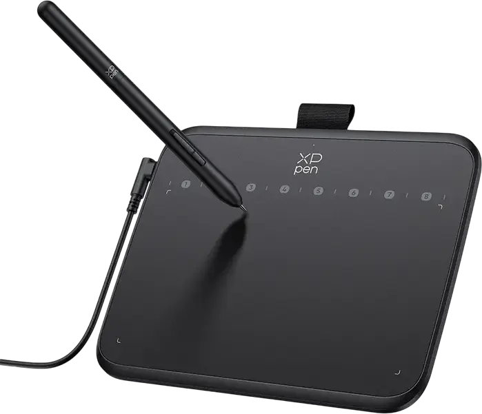 XP-Pen Deco 640 Graphics Tablet, 16384 Pressure Levels Battery-Free Stylus, 5080 LPI Resolution, USB Type-C, Windows MacOS Linux Android Chrome OS
