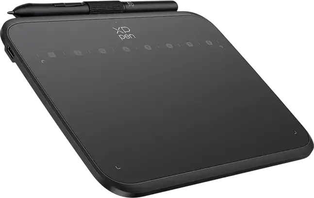 XP-Pen Deco 640 Graphics Tablet, 16384 Pressure Levels Battery-Free Stylus, 5080 LPI Resolution, USB Type-C, Windows MacOS Linux Android Chrome OS