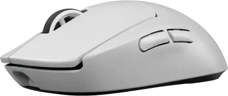 Mouse Gaming Wireless Logitech G PRO X Superlight 2, Senzor HERO 2 32K DPI, LIGHTSPEED 4000Hz, Switch-uri Hibride LIGHTFORCE, Glide PTFE, Alb, 60g