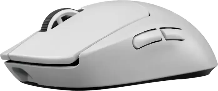 Mouse Gaming Wireless Logitech G PRO X Superlight 2, Senzor HERO 2 32K DPI, LIGHTSPEED 4000Hz, Switch-uri Hibride LIGHTFORCE, Glide PTFE, Alb, 60g