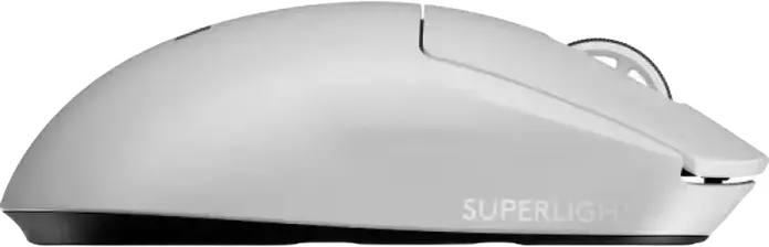 Mouse Gaming Wireless Logitech G PRO X Superlight 2, Senzor HERO 2 32K DPI, LIGHTSPEED 4000Hz, Switch-uri Hibride LIGHTFORCE, Glide PTFE, Alb, 60g