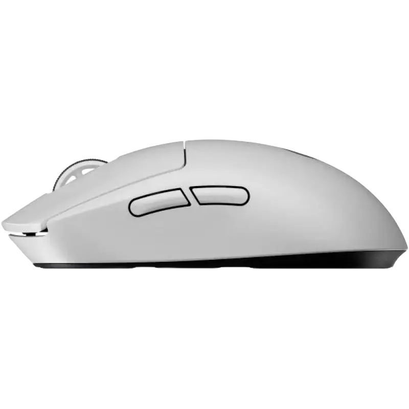 Mouse Gaming Wireless Logitech G PRO X Superlight 2, Senzor HERO 2 32K DPI, LIGHTSPEED 4000Hz, Switch-uri Hibride LIGHTFORCE, Glide PTFE, Alb, 60g