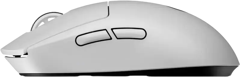 Mouse Gaming Wireless Logitech G PRO X Superlight 2, Senzor HERO 2 32K DPI, LIGHTSPEED 4000Hz, Switch-uri Hibride LIGHTFORCE, Glide PTFE, Alb, 60g