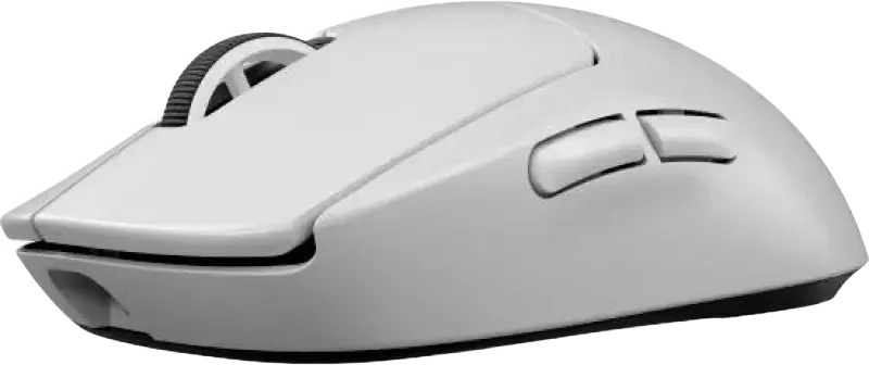 Mouse Gaming Wireless Logitech G PRO X Superlight 2, Senzor HERO 2 32K DPI, LIGHTSPEED 4000Hz, Switch-uri Hibride LIGHTFORCE, Glide PTFE, Alb, 60g