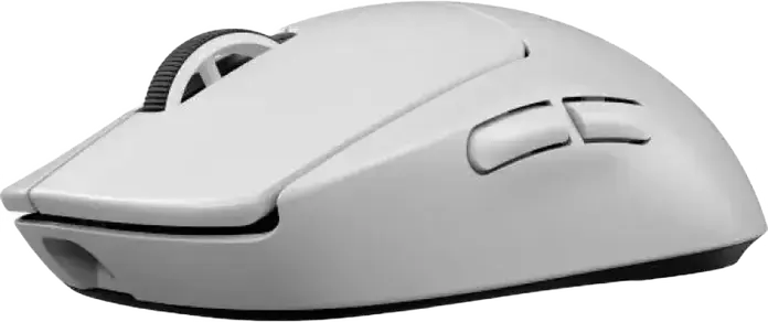Mouse Gaming Wireless Logitech G PRO X Superlight 2, Senzor HERO 2 32K DPI, LIGHTSPEED 4000Hz, Switch-uri Hibride LIGHTFORCE, Glide PTFE, Alb, 60g