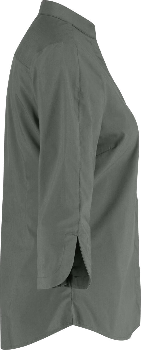 JOBELINE Lani Women's Blouse, Size 34, Three-Quarter Sleeve, Cotton-Polyester Blend, Regular Fit, Easy-Iron, Stand-up Collar, OEKO-TEX Standard 100
