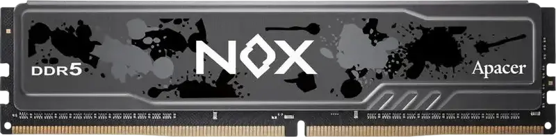 Apacer NOX 32GB DDR5 5600MHz PC5-41600 CL40 Desktop Memory Module AH5U32G56C522MBAA-1 with Intel XMP 3.0 and Aluminum Heat Spreader