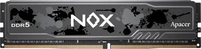 Apacer NOX 32GB DDR5 5600MHz PC5-41600 CL40 Desktop Memory Module AH5U32G56C522MBAA-1 with Intel XMP 3.0 and Aluminum Heat Spreader