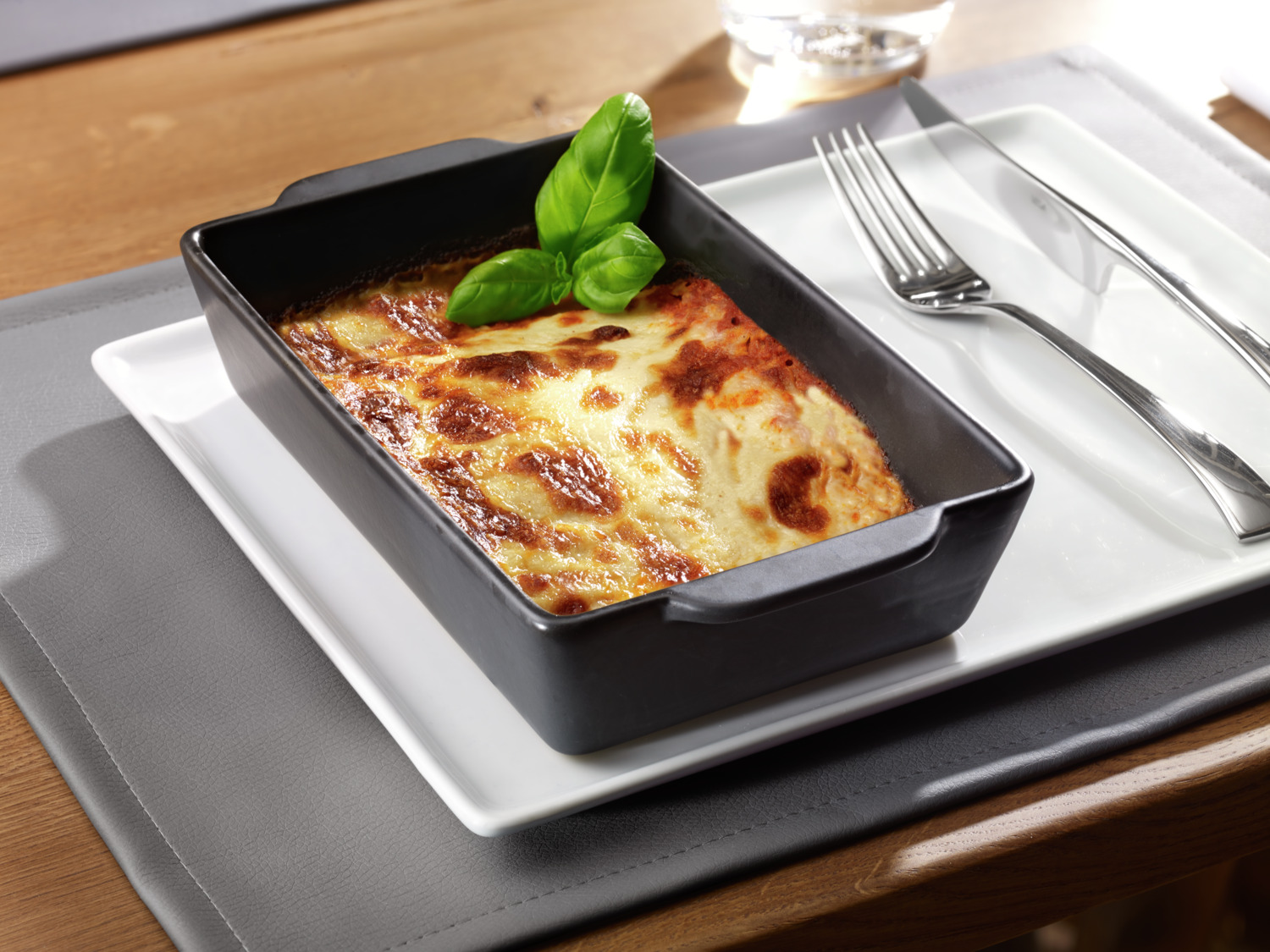 VEGA Ferry Rectangular Stoneware Clay Baking Dish with Handles, 4 Pieces, 700 ml, 23.5 x 13 x 4.5 cm, Matt Glazed, Microwave and Dishwasher Safe
