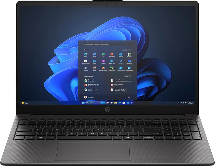 Ноутбук HP 255R G10 15.6 дюймов FHD Anti-Glare, AMD Ryzen 7 7735U 8C/16T 4.7ГГц, 16ГБ RAM DDR5, 512ГБ PCIe NVMe SSD, Radeon 680M Graphics, Wi-Fi 6, FreeDOS
