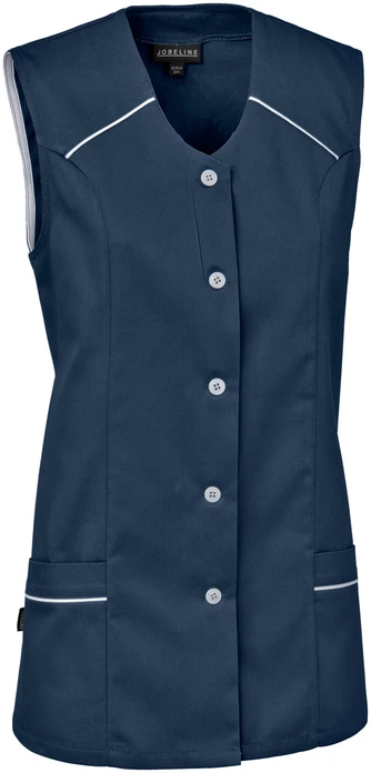 Jobeline Erika Women's Tunic, Size 42, Sleeveless V-Neck Medical Scrub, 65% Polyester 35% Cotton, OEKO-TEX Standard 100, Durable and Crease-Resistant
