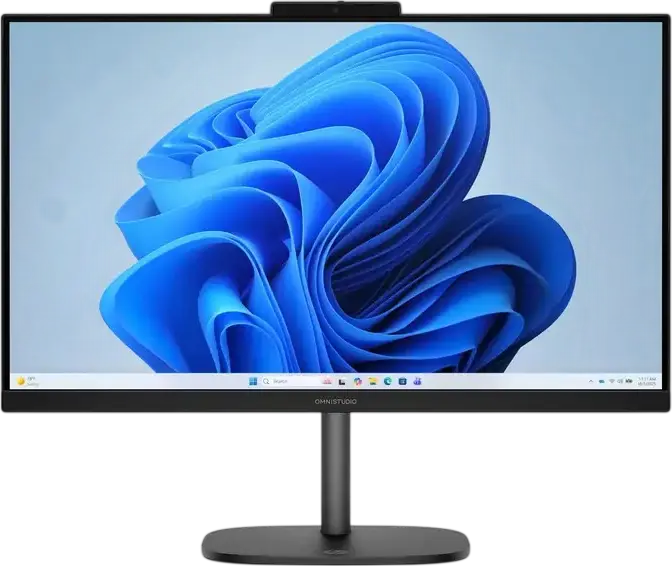 Моноблок HP OmniStudio All-in-One 24-cu0100ci 23.8" FHD IPS 100Hz, Intel Core Ultra 5 120U, 12GB DDR5, 512GB SSD, NVIDIA GeForce RTX 4050, FreeDOS, Черный