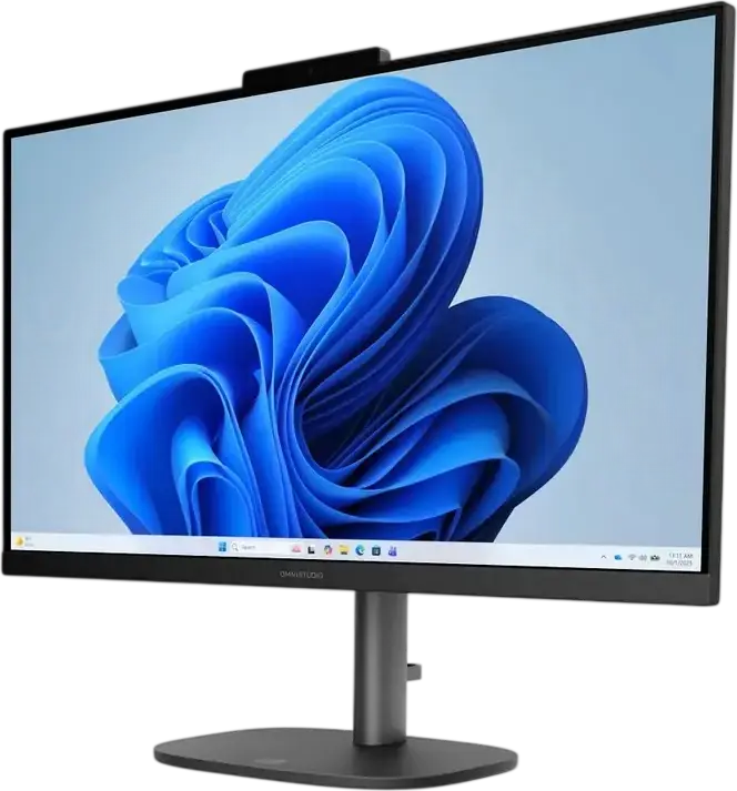 Моноблок HP OmniStudio All-in-One 24-cu0100ci 23.8" FHD IPS 100Hz, Intel Core Ultra 5 120U, 12GB DDR5, 512GB SSD, NVIDIA GeForce RTX 4050, FreeDOS, Черный