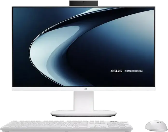 Моноблок Asus V400 AiO V440VAK, 23.8" FHD экран с антибликовым покрытием, Intel Core 5 210H, 16ГБ DDR5 RAM, 512ГБ NVMe PCIe 4.0 SSD, Wi-Fi 6E, Белый