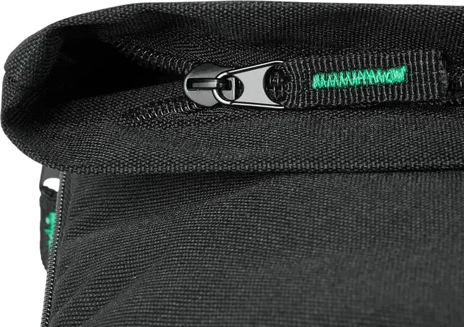 Rivacase 5567 Gremio-ECO Urban Rolltop Backpack, 15L, RPET Recycled Polyester, 15.6 inch Laptop Compartment, Black