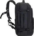 Rivacase 8461 ECO Travel Laptop Backpack for 17.3 inch Laptops and 10.5 inch Tablets, Eco-friendly rPET Polyester, Ergonomic Design, Black
