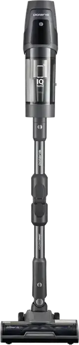 Polaris PVCSDC3000 Wi-Fi IQ Home Vertical Cordless Vacuum Cleaner, 800W, 40kPa Suction, Dry and Wet Cleaning, HEPA Filter, Li-Ion Battery, Gray