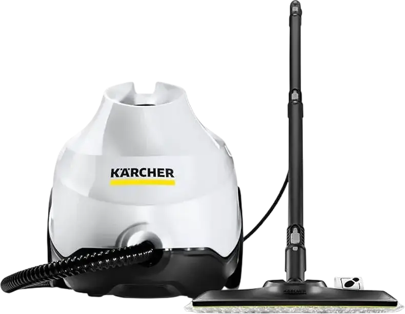 Karcher SC 3 EasyFix Steam Cleaner 1.513-650.0, 1900W, 3.5 bar, 1000ml Removable Tank, 30s Heat-up, EasyFix Floor Cloth System, White