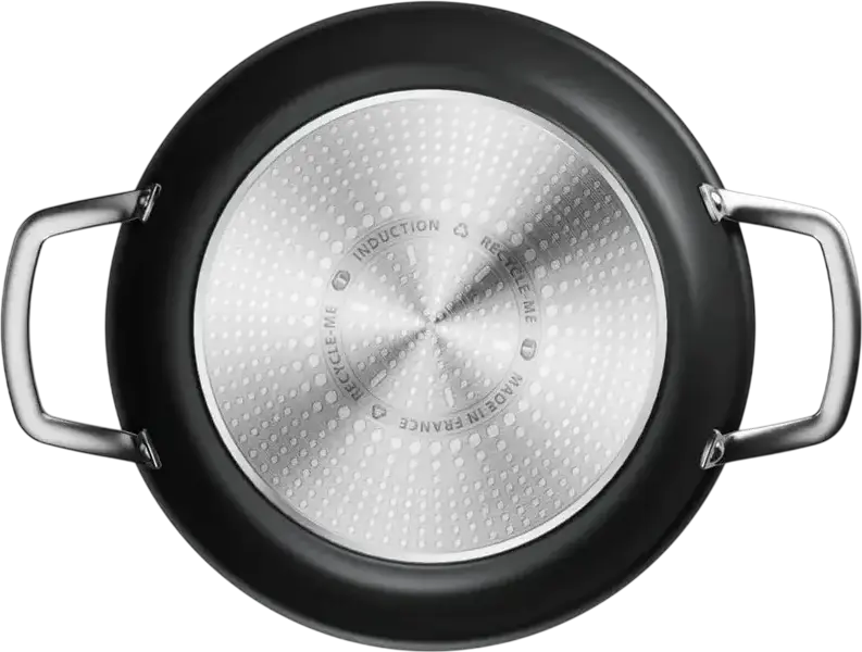 Tefal Excellence+ G3308802 Stewpan 24cm, 2.2L Aluminum with Extra Life X9 Non-Stick Coating, Thermo-Signal, Induction Bottom, Glass Lid, Made in France