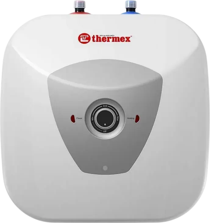 Boiler Electric Thermex H 15 U (pro), 15L Montare Verticala Sub Chiuveta, Email Bio-glasslined, 1500W, Temperatura Maxima 75C, Alb/Argintiu