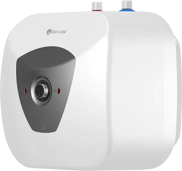Boiler Electric Thermex H 15 U (pro), 15L Montare Verticala Sub Chiuveta, Email Bio-glasslined, 1500W, Temperatura Maxima 75C, Alb/Argintiu