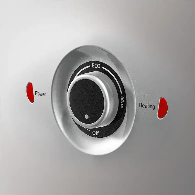 Boiler Electric Thermex H 15 U (pro), 15L Montare Verticala Sub Chiuveta, Email Bio-glasslined, 1500W, Temperatura Maxima 75C, Alb/Argintiu