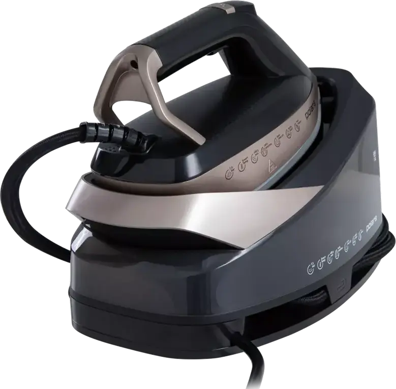 Polaris PSS7590K Steam Generator Iron, 3000W, 7.5 Bar Pressure, 450g/min Steam Boost, Pro 6 X-Slide Ceramic Soleplate, 1.6L Tank, Vertical Steaming