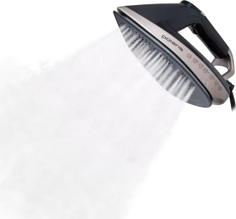 Polaris PSS7590K Steam Generator Iron, 3000W, 7.5 Bar Pressure, 450g/min Steam Boost, Pro 6 X-Slide Ceramic Soleplate, 1.6L Tank, Vertical Steaming