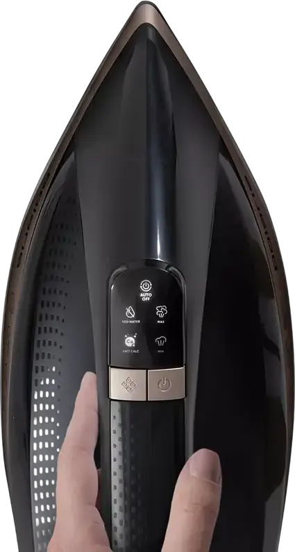 Polaris PSS7590K Steam Generator Iron, 3000W, 7.5 Bar Pressure, 450g/min Steam Boost, Pro 6 X-Slide Ceramic Soleplate, 1.6L Tank, Vertical Steaming