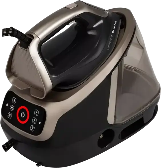 Generator de aburi Polaris PSS8010K X-Steam PRO Wi-Fi IQ Home, 3000W, Presiune 9 bar, Jet Abur 800g/min, Talpa Ceramic PRO X-SLIDE, Rezervor 2L