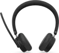 Casca Wireless Lenovo 6550 Dual-Mode ANC, Bluetooth 5.3, Anulare Activă a Zgomotului, Microfon Boom cu AI ENC, Baterie 60h, Certificare Microsoft Teams, Negru